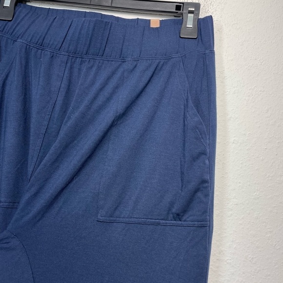 Lunya Soft Modal Draped Jogger In Deep Blue Small P588 - Picture 4 of 10